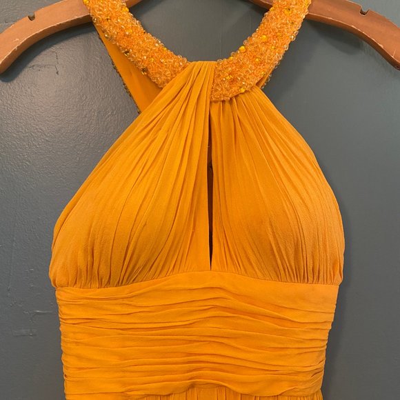 Cache Prom Dress Empire Waist Cross Back Gown - Picture 2 of 6